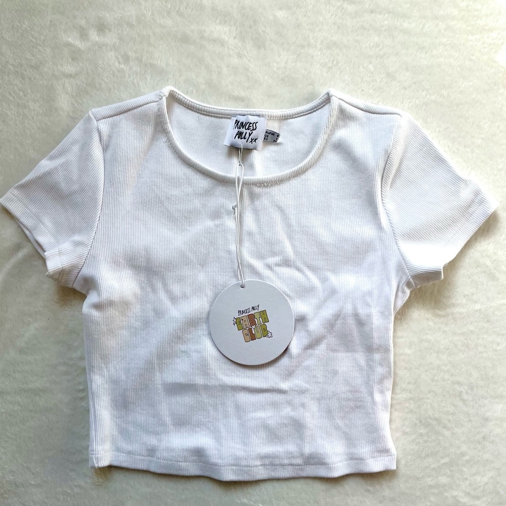 Princess Polly Cotton White Tee